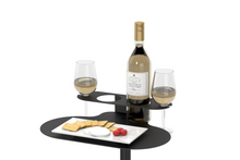 Load image into Gallery viewer, SideBar Wine table, wine side table, wine and cheese table, drink table