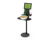 Load image into Gallery viewer, Tablet table, zoom table, watch sports table, beer and wine table, drink table, indoor table, outdoor table, mancave furniture, mancave table, man cave table, small outdoor table